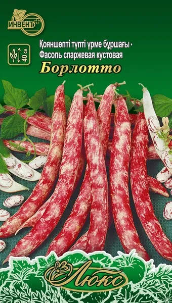 Фасоль спаржевая кустовая Борлотто (серия ЛЮКС), ИНВЕНТ+: фото