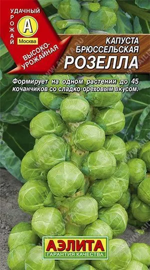 Семена капуста брюссельская Розелла, Аэлита: фото