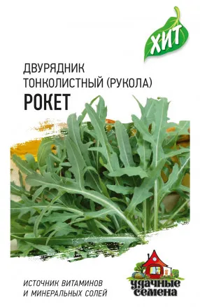 Семена рукола дикая (двурядник тонколистный) Рокет, Гавриш: фото