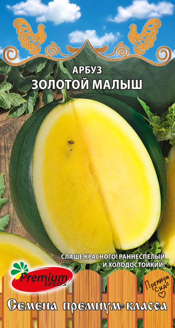 Семена арбуз Золотой Малыш, Premium seeds: фото