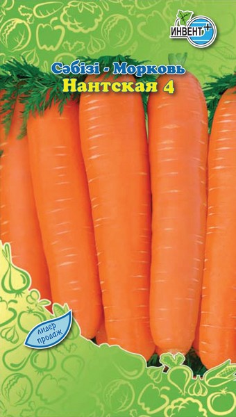 Морковь Нантская 4, ИНВЕНТ+: фото