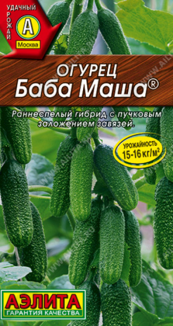 Семена огурец Баба Маша, Аэлита: фото