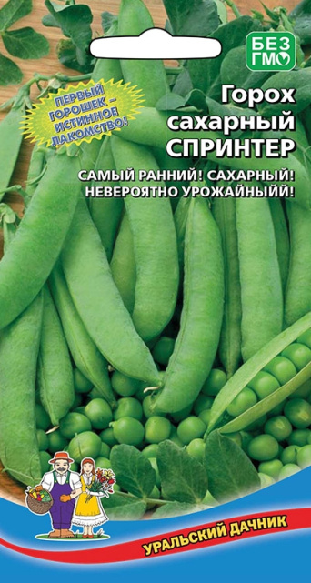 Семена горох Сахарный Спринтер, Уральский дачник: фото