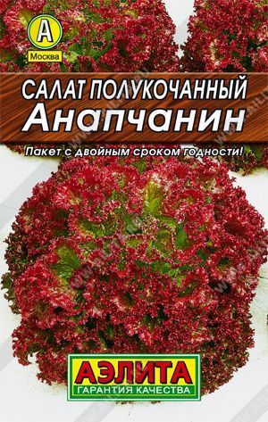 Семена салат полуочанный Анапчанин, Аэлита: фото