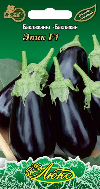 Баклажан Эпик F1 (серия ЛЮКС), ИНВЕНТ+: фото