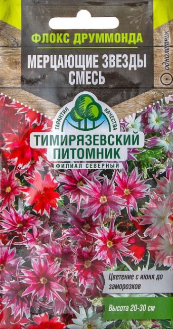 Семена флокс друммонда Мерцающие Звезды, Тимирязевский питомник: фото