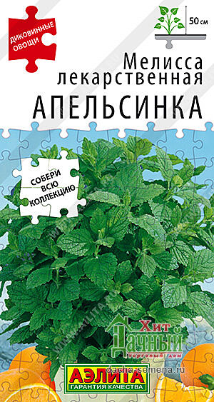 Семена мелисса лекарственная Апельсинка, Аэлита: фото