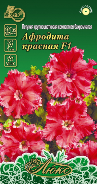 Петуния Афродита F1 красная (серия ЛЮКС), ИНВЕНТ+: фото