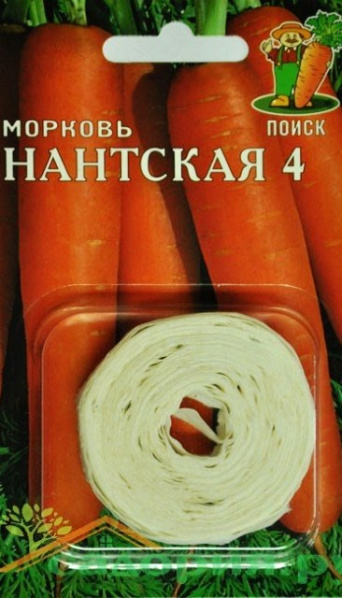 Семена морковь на ленте Нантская 4 8 м, Поиск: фото